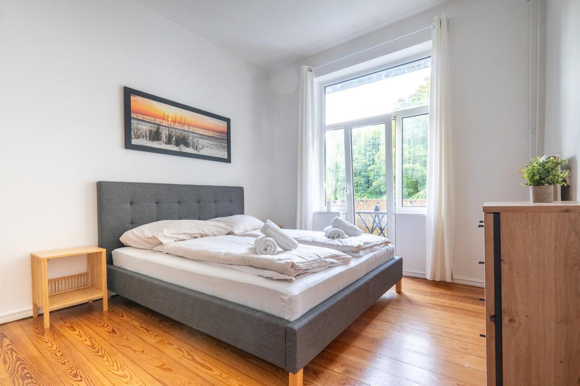 Grosses Apartment Mit 2 Balkonen Zentral Am Nordertor Flensborg Eksteriør billede