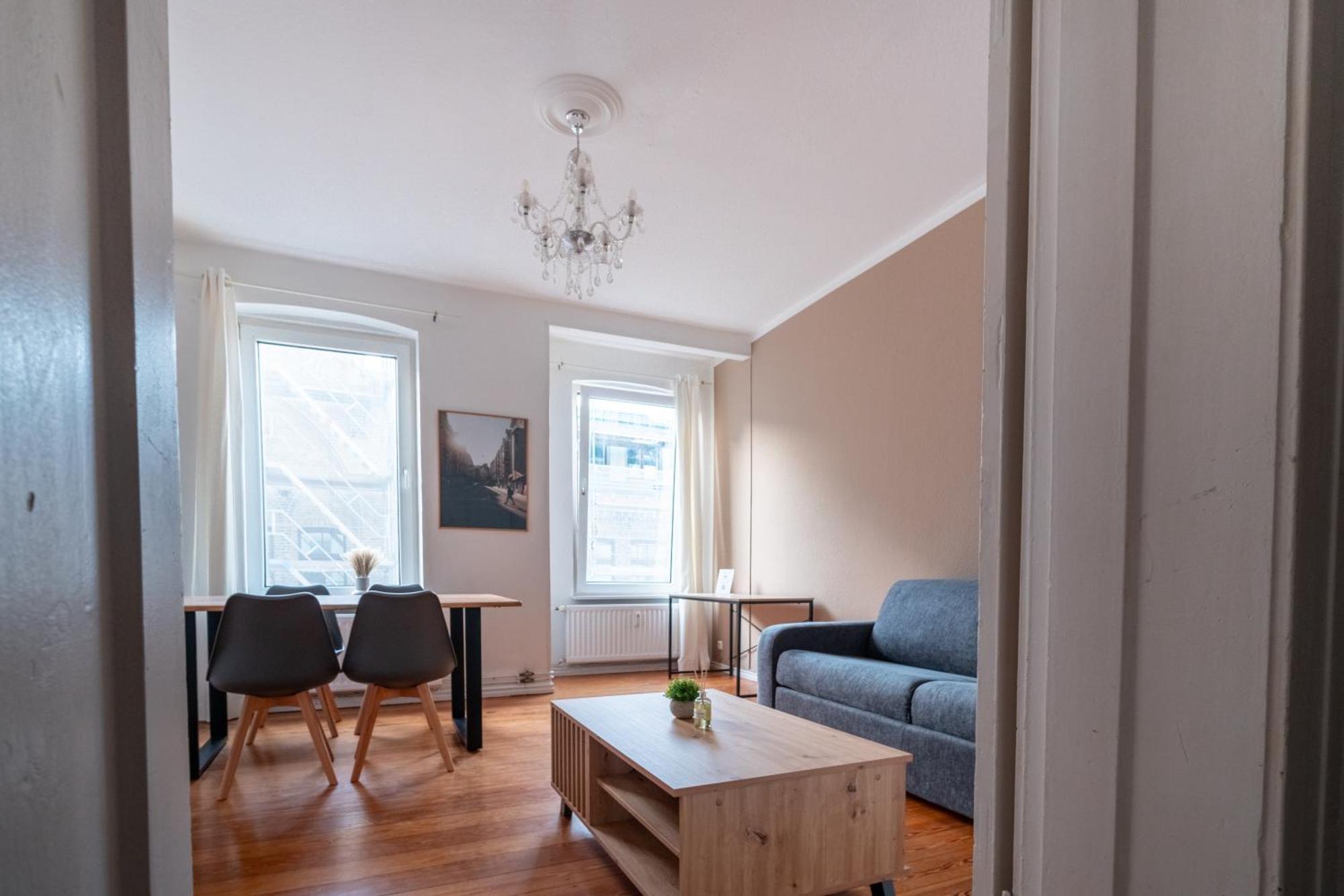 Grosses Apartment Mit 2 Balkonen Zentral Am Nordertor Flensborg Eksteriør billede