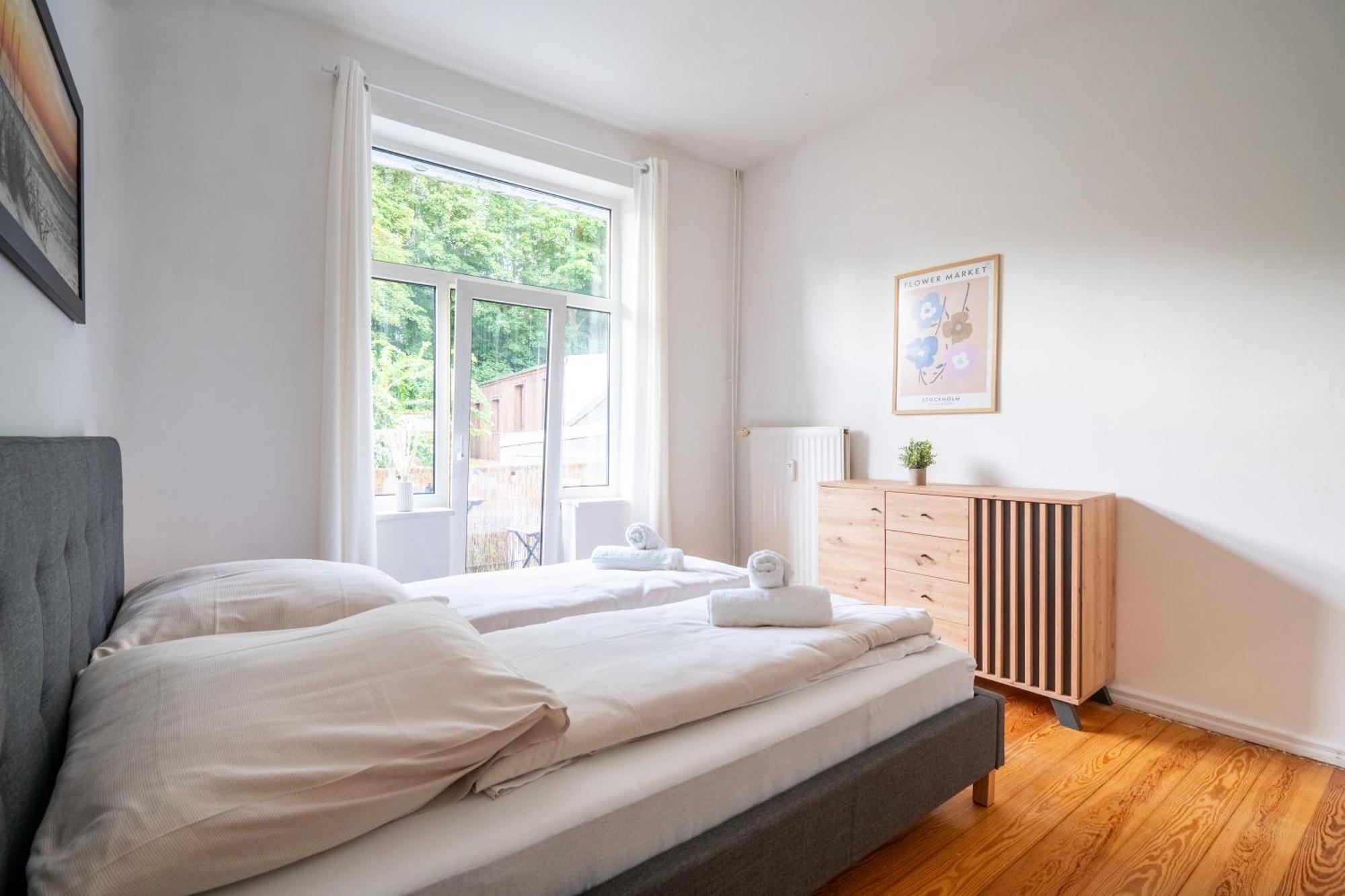 Grosses Apartment Mit 2 Balkonen Zentral Am Nordertor Flensborg Eksteriør billede