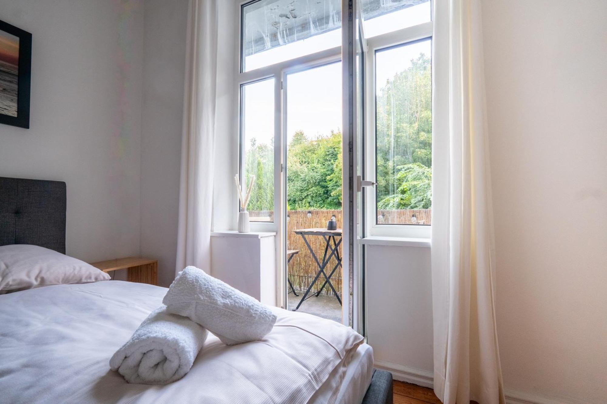 Grosses Apartment Mit 2 Balkonen Zentral Am Nordertor Flensborg Eksteriør billede